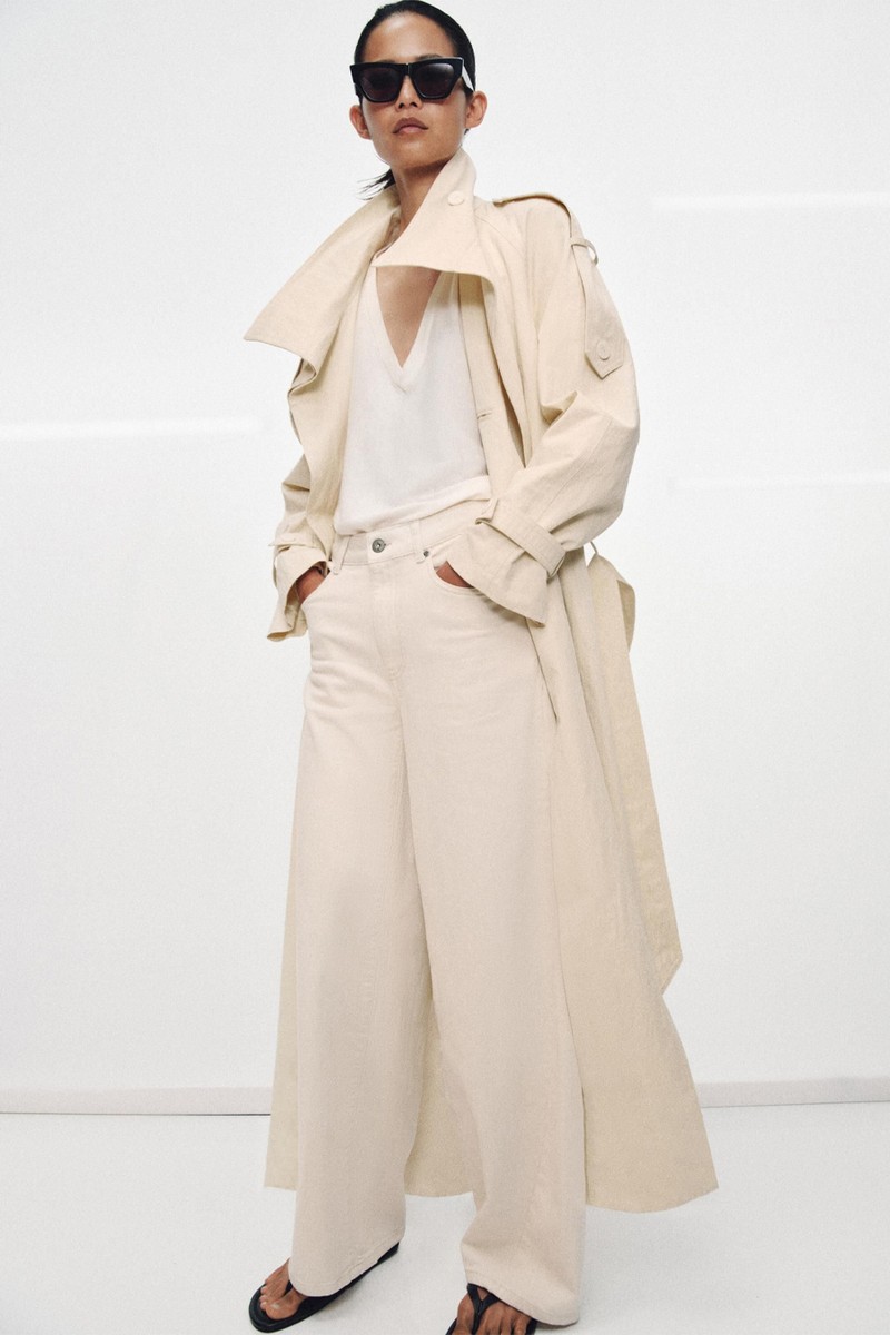 Collection High Neck Trench Coat from Zara