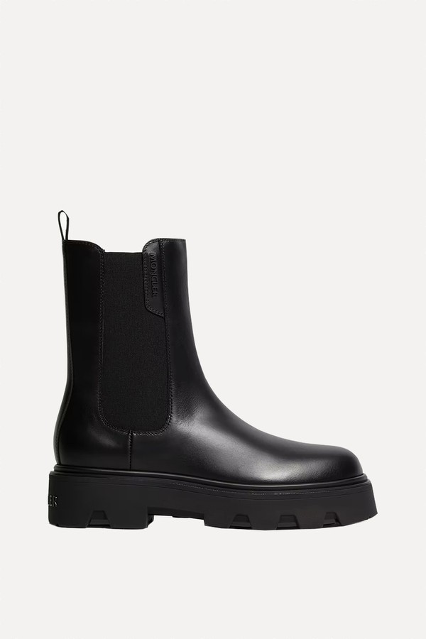 Aurea Leather Chelsea Boots from Moncler