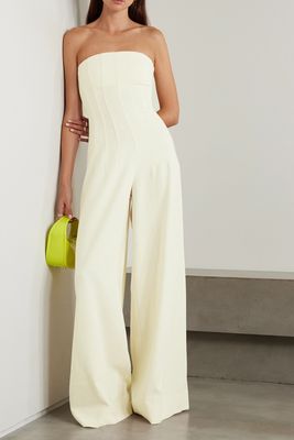 Benjamin Strapless Paneled Woven Jumpsuit from STUAD