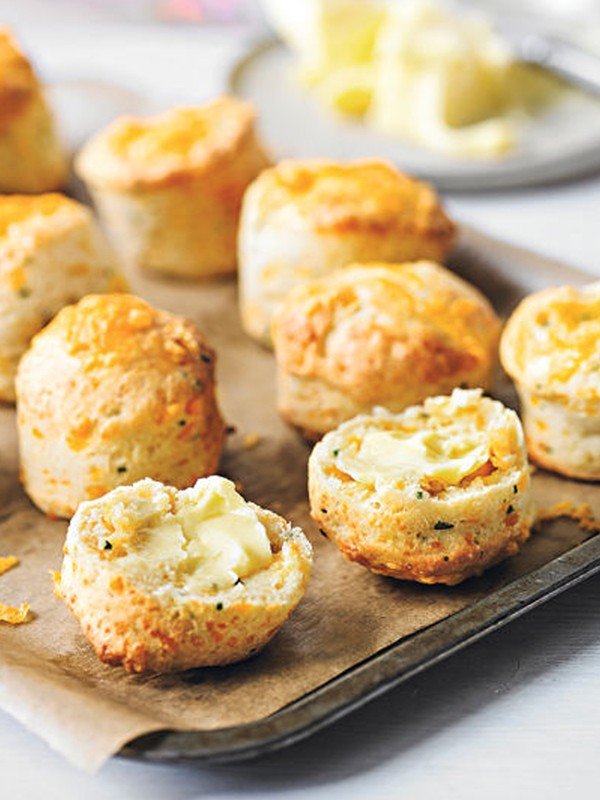 Triple Cheese Scones