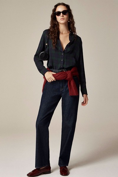 Drapey Button-Up Shirt from J.Crew