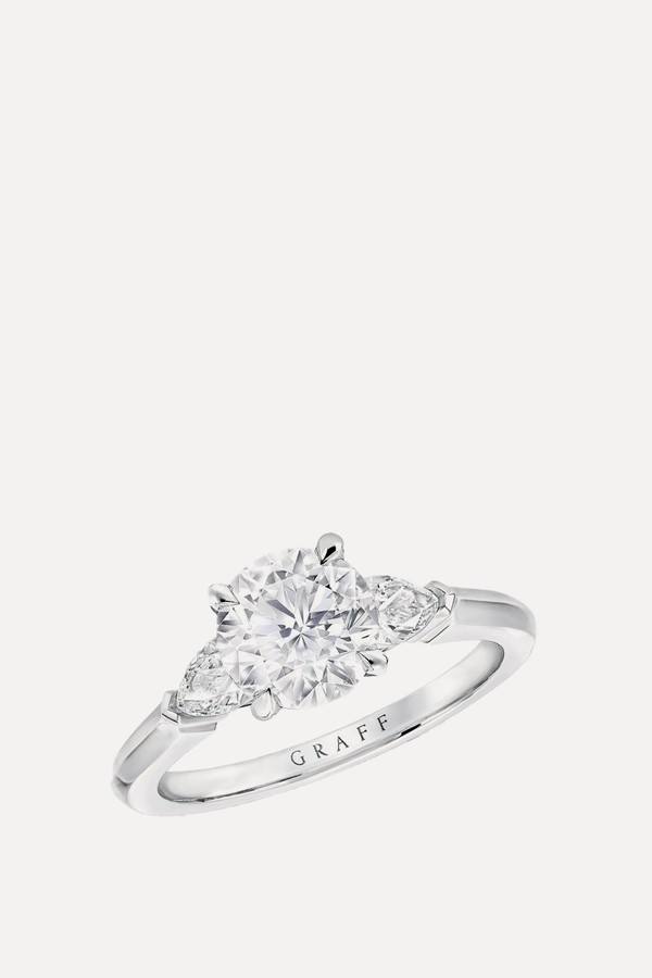 Promise Round Diamond Engagement Ring