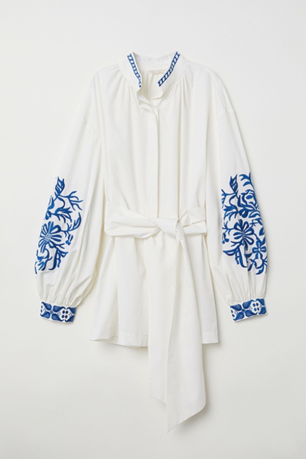 Blouse With Embroidery  from H&M