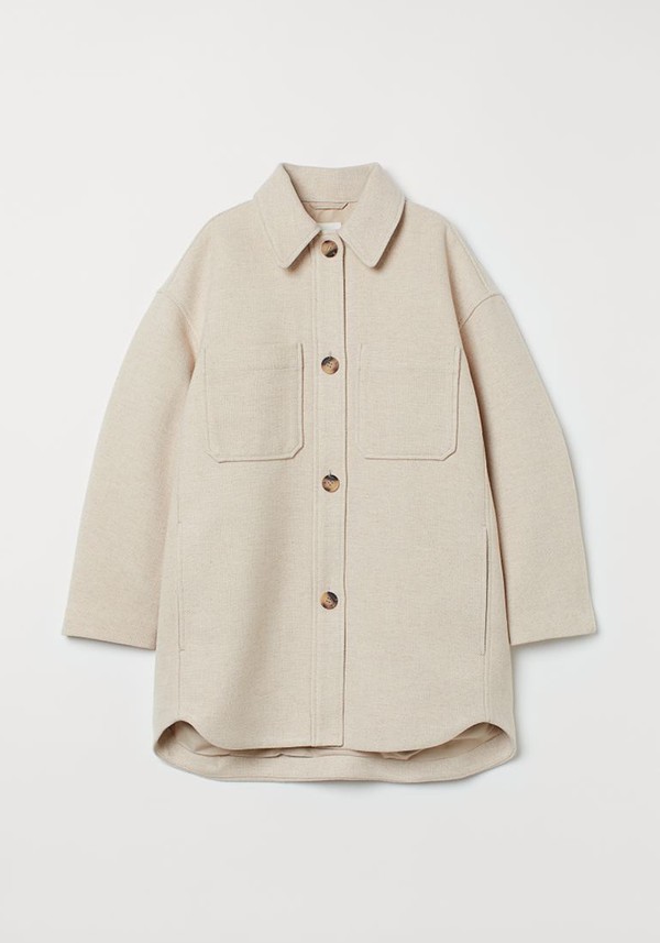 Oversized Shirt Jacket