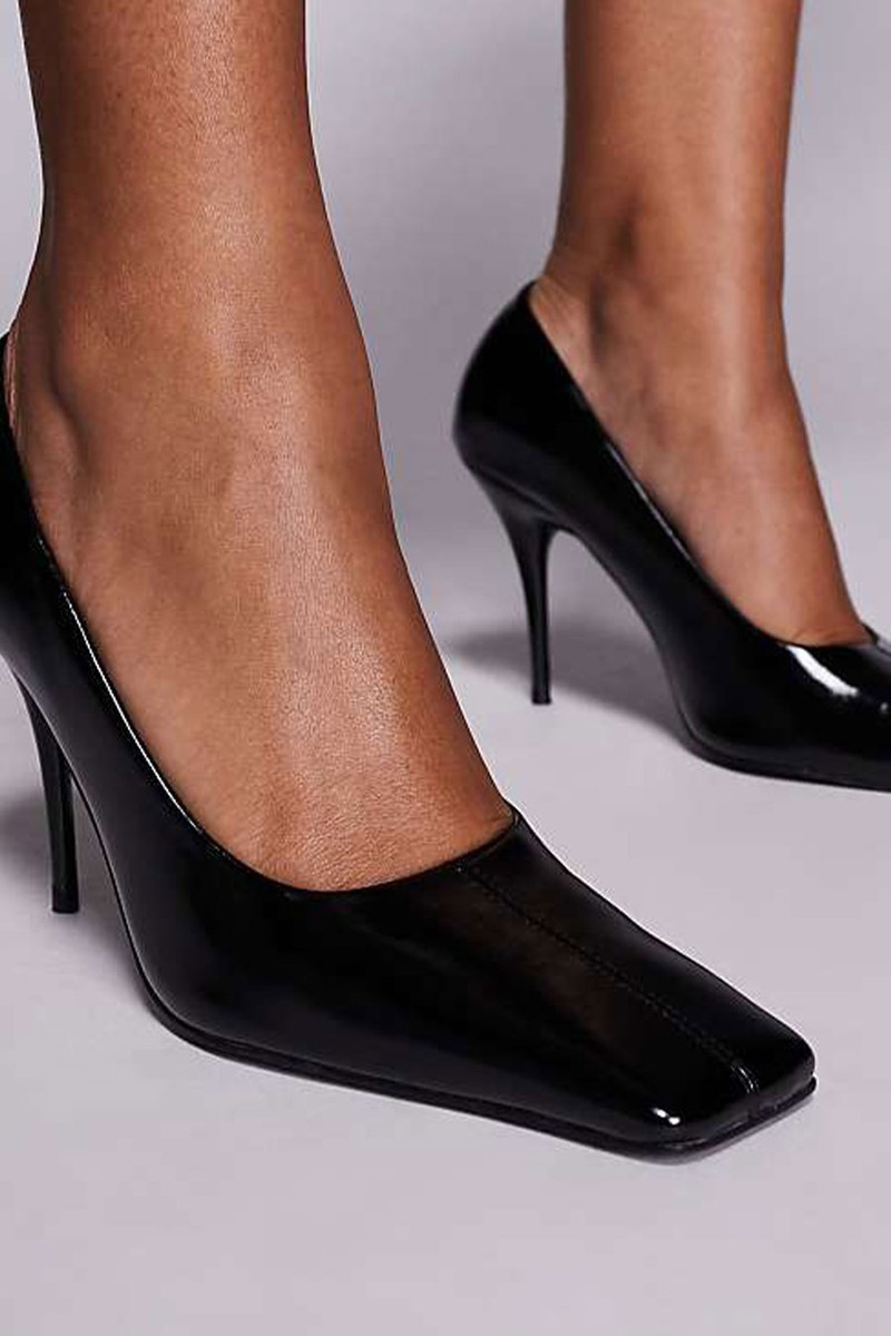 Phillipa Square Toe High Heeled Court Shoes from ASOS Design