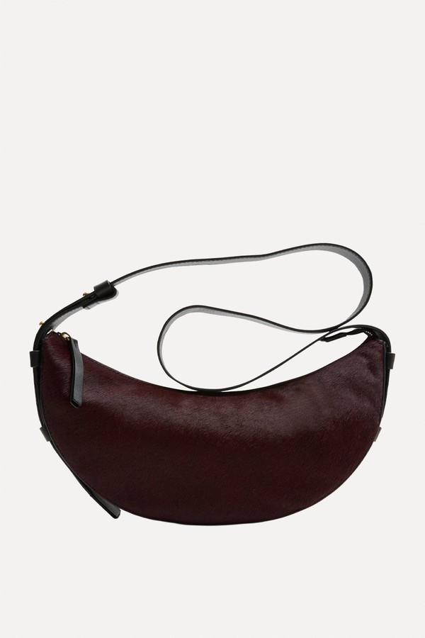Hair on Sling Shoulder Bag