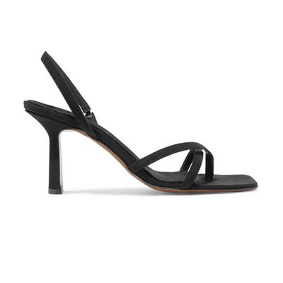 Spatulata Faille Slingback Sandals from Neous