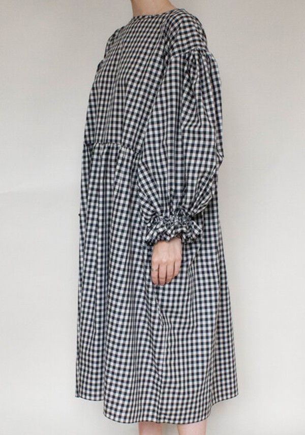 Georgie Gingham Cotton Dress