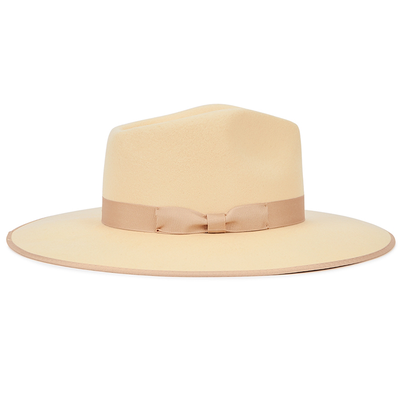 Ivory Rancher Wool Felt Fedora from Lack Of Color