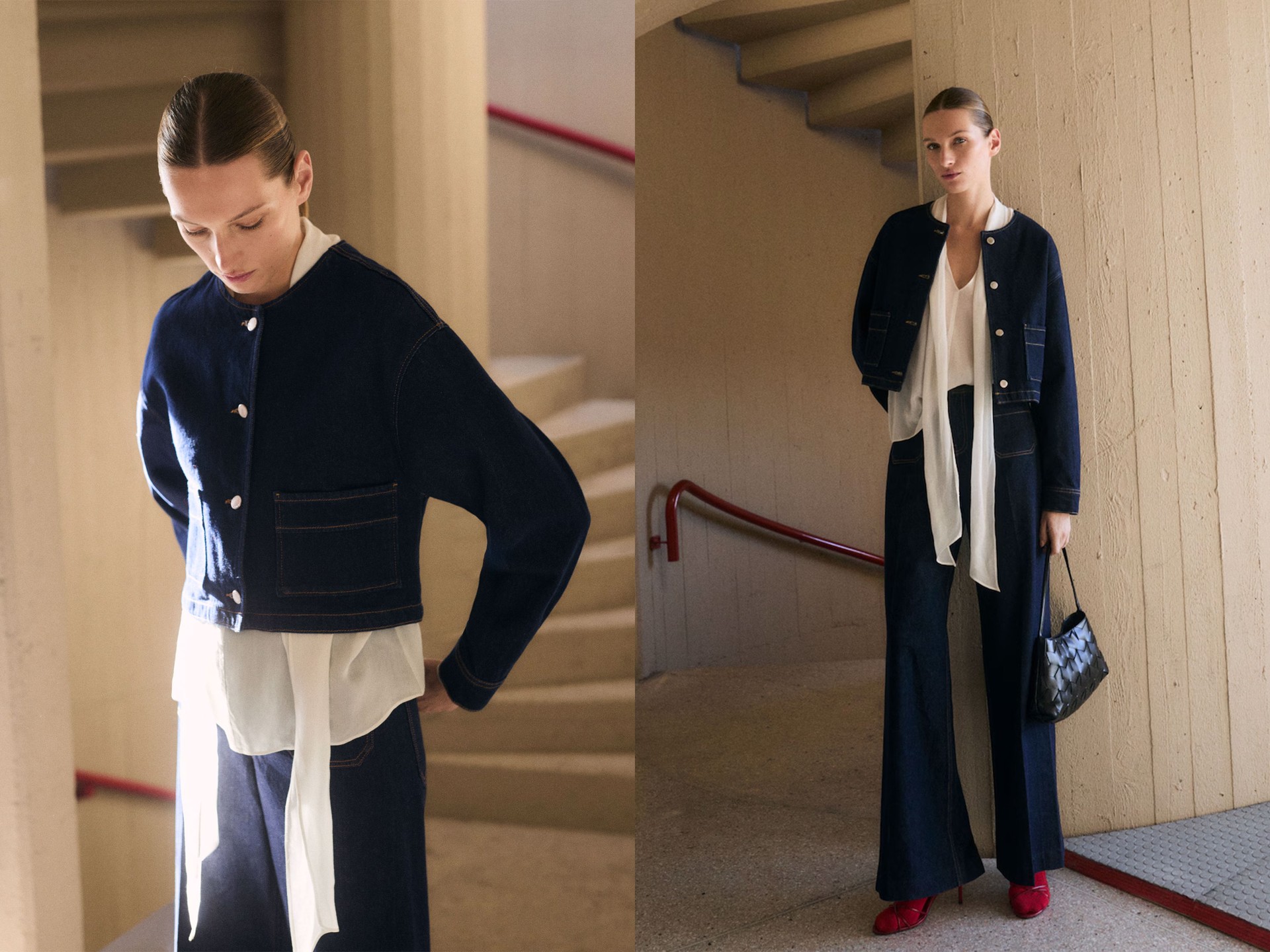 Rinse Wash Denim Jacket from Mango