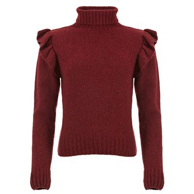 Ada Cashmere Blend Frilled Knit from Masscob