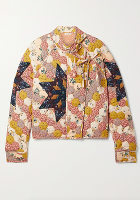 Elettra Patchwork Printed Quilted Cotton Jacket from Ulla Johnson