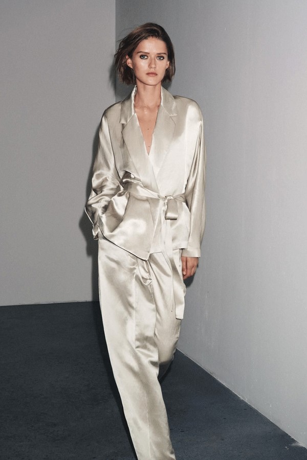 Collection Limited Edition Satin Belted Blazer