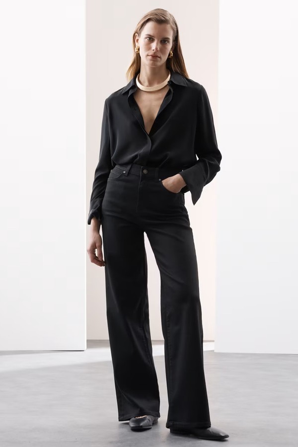 High Waisted Wide Leg Jeans