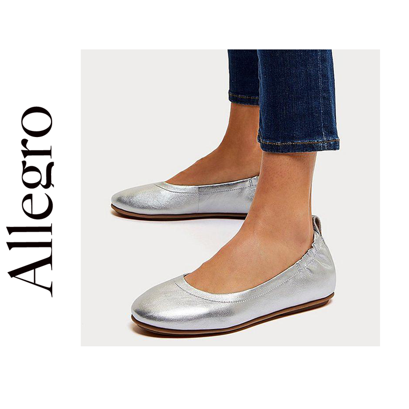 Allegro Soft Leather Ballet Pumps | £80