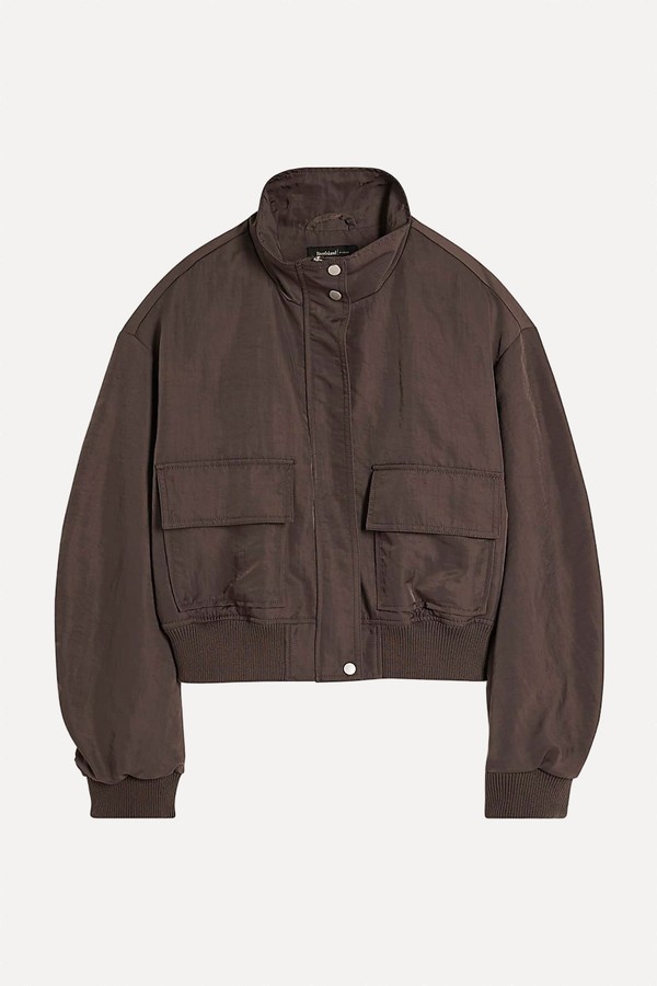 Funnel Neck Bomber Jacket from River Island 