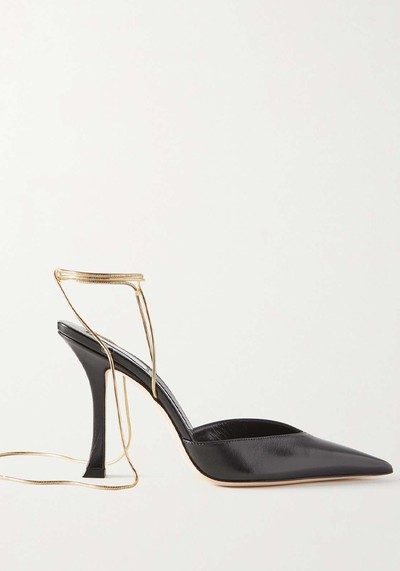 Mugler Embellished Leather Pumps from Jimmy Choo