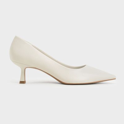 Pointed Kitten Heel Pumps from Charles & Keith