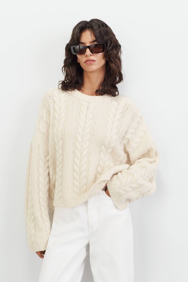 Chunky Cable Knit Sweater
