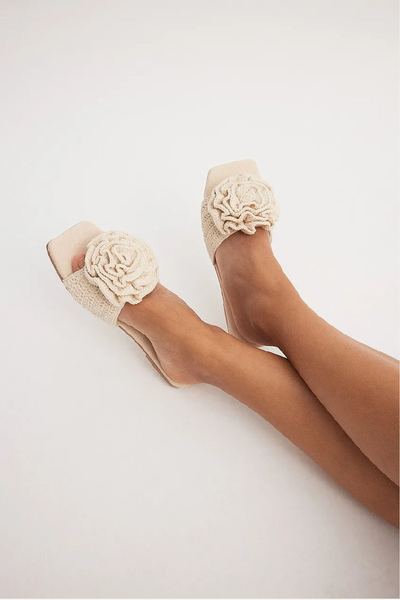 Crochet Rose Slippers