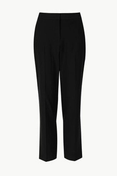 Straight Leg Ankle Grazer Trousers from Marks & Spencer