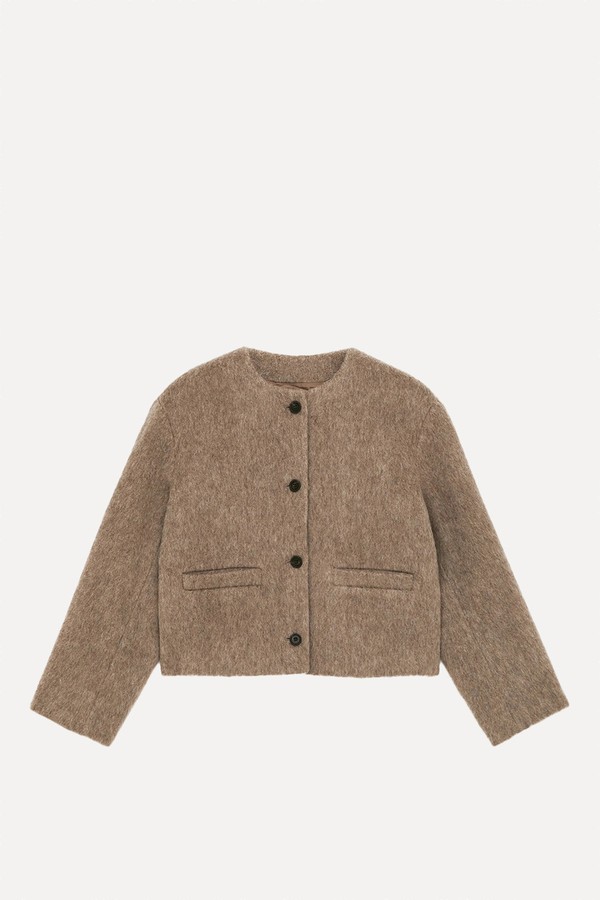 Brushed Wool-Blend Jacket from ARKET