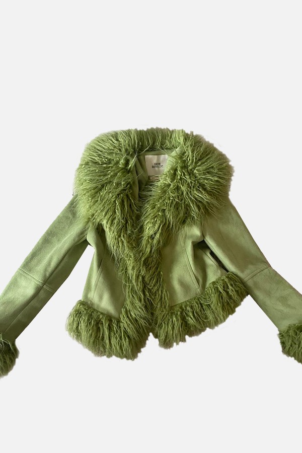 Green Coat from Urban Outfitters