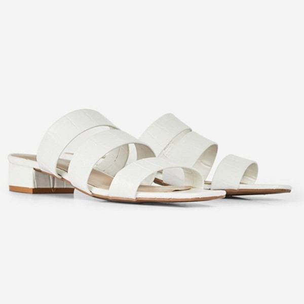 White ‘Stormy’ Sandals from Dorothy Perkins