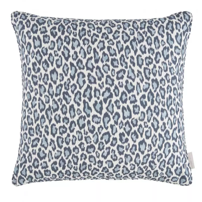 Panthera Indigo 50cm X 50cm Outdoor Cushion from Warner House