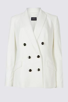 Doubled Breasted Gold Button Jacket from M&S