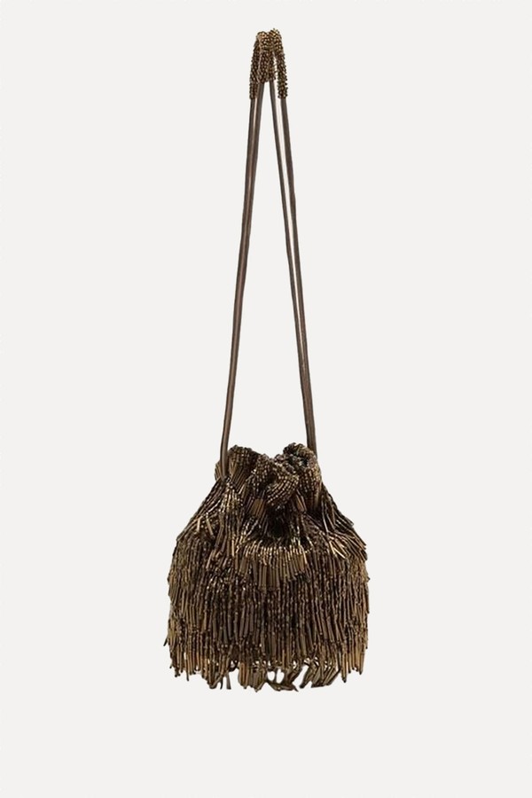 Beaded Handbag from Mango