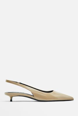 Slingback Heels from Massimo Dutti