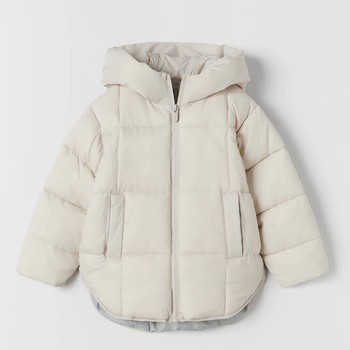 Premium Quilted Coat from Zara