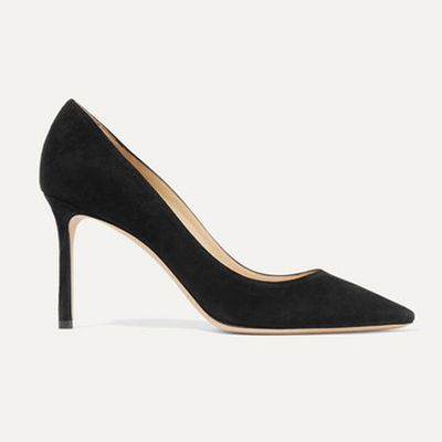 Romy 85 Suede Pumps from Jimmy Choo