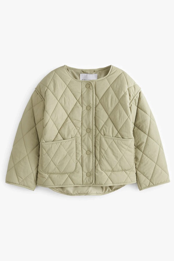 Crop Quilted Jacket from Mint Velvet