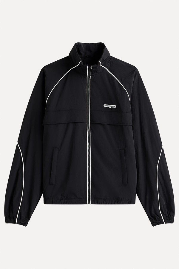 Water Repellent Piping Track Jacket