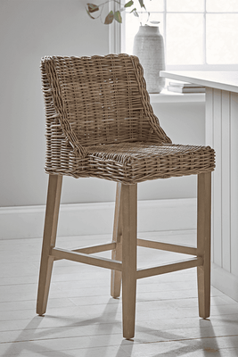 Round Rattan Counter Stool from Cox & Cox