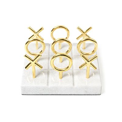 Brass Tic Tac Toe Game Set from Jonathan Adler