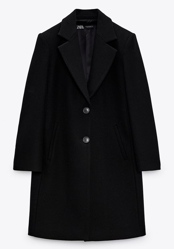 Masculine Wool Coat from Zara