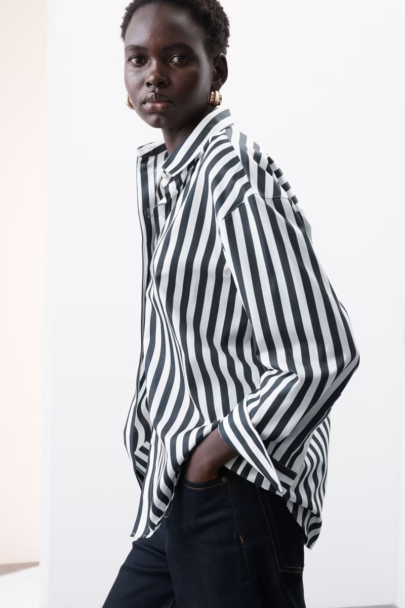 Pure Cotton Striped Shirt