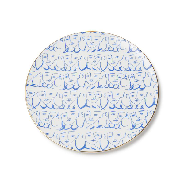 Dinner Plate from La Sirenuse X Luke Edward Hall