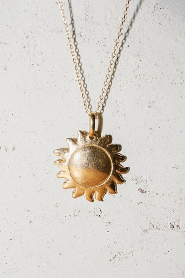 Solemio 18ct Yellow Gold-Plated Brass Charm Necklace from Alhaja Cult Store