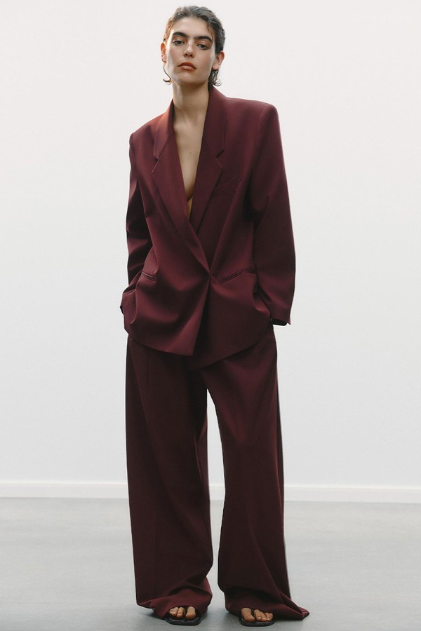 Oversize Double-Breasted Blazer