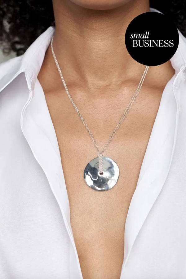 Double Chain Cora Pendant from Agmes