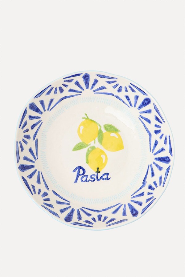 Lemon Ceramic Pasta Bowl from Oliver Bonas