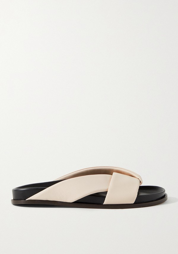 Leather Slides from Emme Parsons