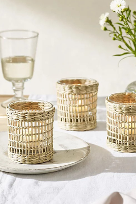 Seagrass Tealight Holder from The White Company