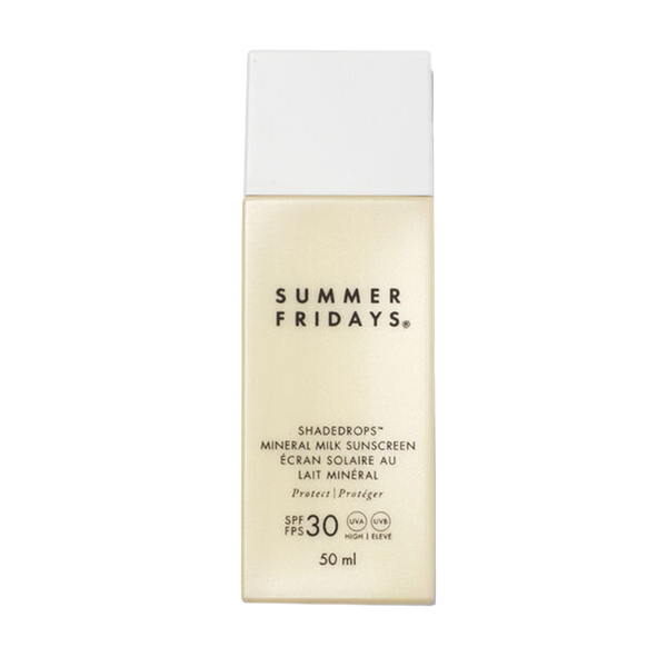 ShadeDrops Broad Spectrum SPF30 Mineral Milk Sunscreen from Summer Fridays