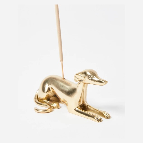 Wallace Gold Brass Incense Holder from Oliver Bonas