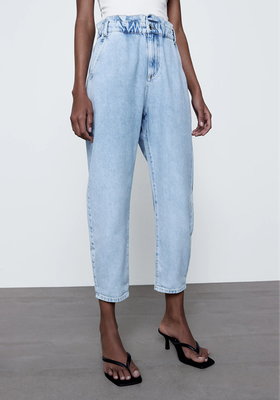 Baggy Paperbag Jeans from Zara